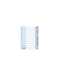 Esselte Multi-coloured Cardboard Dividers divisor 10 pieza(s)