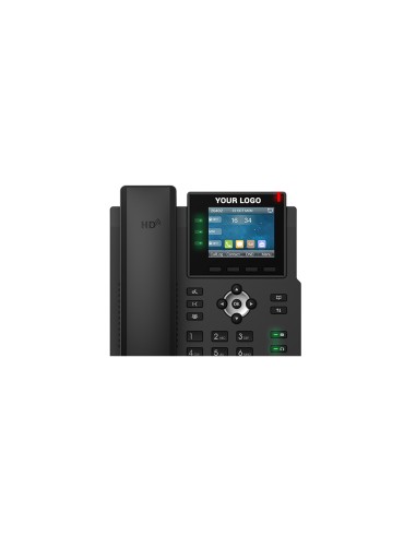 Fanvil X3U teléfono IP Negro 6 líneas LCD