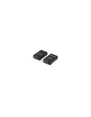 StarTech.com Extensor Alargador USB 2.0 de 4 Puertos por Cable Cat5 o Cat6 - Extensor Compacto USB 2.0 por Ethernet - Hasta 40 M