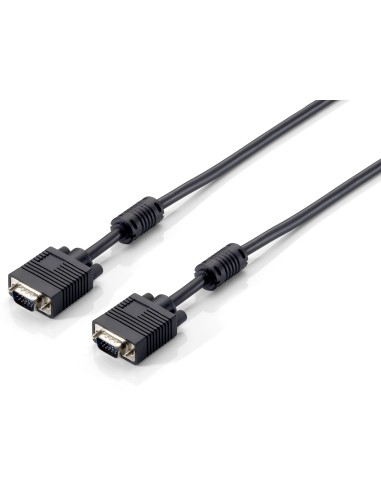 Equip 118810 cable VGA 1 m VGA (D-Sub) Negro