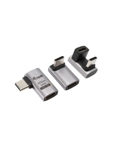 Equip Adaptador USB 4 C a C, 40Gbps, PD 240W, paquete de 3