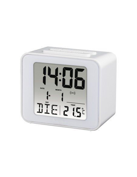 Hama Cube Reloj despertador digital Blanco