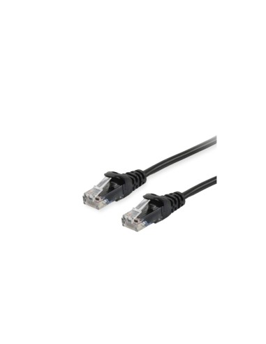 Equip 603151 cable de red Negro 0,15 m Cat6a U/UTP (UTP)
