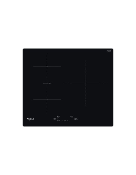 Whirlpool WB Q4860 NE hobs Negro Integrado 59 cm Con placa de inducción 3 zona(s)