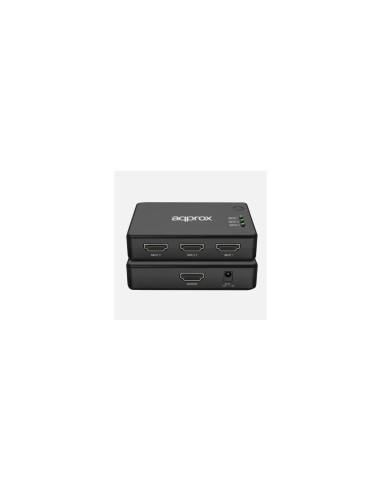 Approx APPC29V4 Switch 4K HDMI de 3 puertos