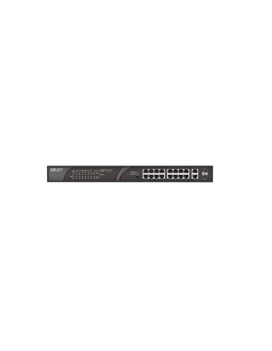 Ruijie Networks RG-ES118S-LP switch No administrado Fast Ethernet (10/100) Energía sobre Ethernet (PoE) Negro