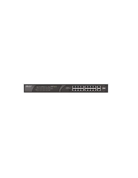 Ruijie Networks RG-ES118S-LP switch No administrado Fast Ethernet (10/100) Energía sobre Ethernet (PoE) Negro