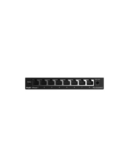 Ruijie Networks RG-ES208GC switch Gestionado L2 Gigabit Ethernet (10/100/1000) Gris