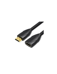 Vention Cable Alargador HDMI VAA-B06-B200/ HDMI Macho - HDMI Hembra/ 2m/ Negro