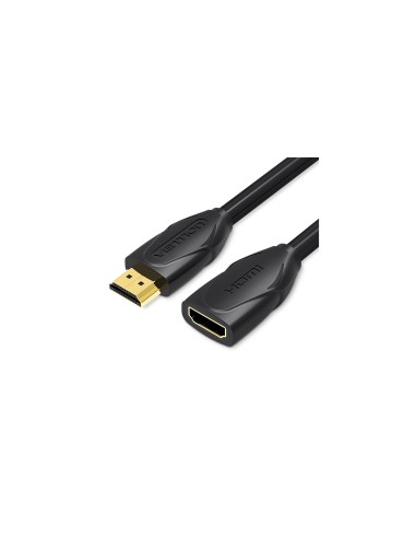 Vention Cable Alargador HDMI VAA-B06-B200/ HDMI Macho - HDMI Hembra/ 2m/ Negro