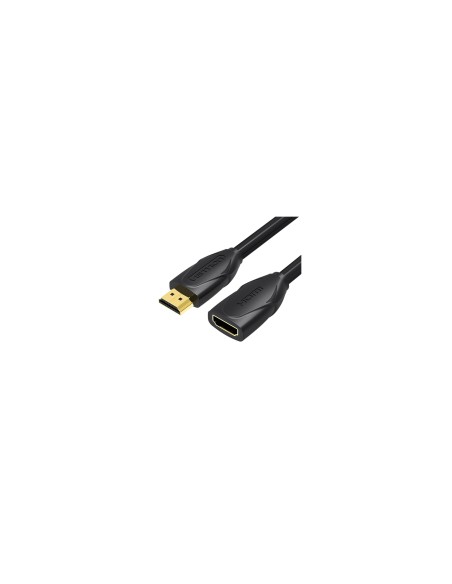 Vention Cable Alargador HDMI VAA-B06-B200/ HDMI Macho - HDMI Hembra/ 2m/ Negro