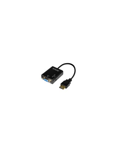 Savio AK-76 adaptador de cable de vídeo Negro