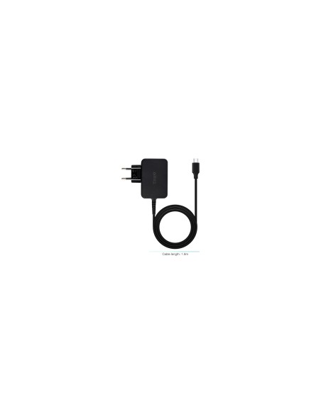 TooQ Cargador de portátil GAN USB-C PD 45W, Negro