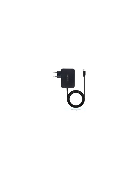 TooQ Cargador de portátil GAN USB-C PD 100W, Negro