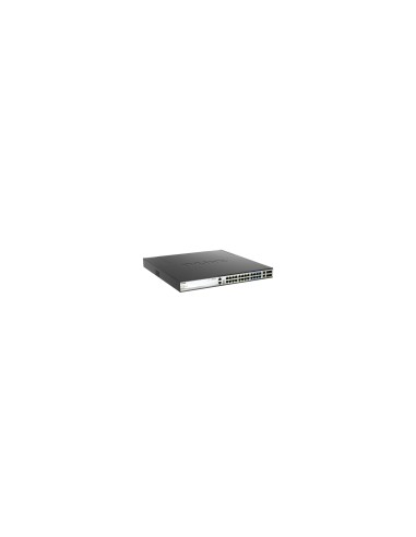 D-Link DMS-3130-30PS switch Gestionado L3 2.5G Ethernet (100/1000/2500) Energía sobre Ethernet (PoE) 1U Negro