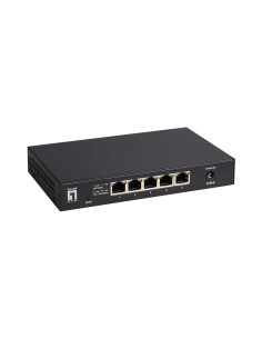 LevelOne GEU-0525 switch No administrado 2.5G Ethernet (100/1000/2500) Negro
