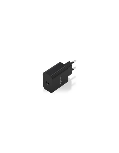 AISENS Cargador GaN 30W, 1xUSB-C PD3.0, Negro