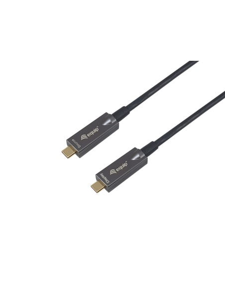 Equip 119461 Cable óptico activo USB-C a C, M/M, 5,0m, PD 60W, 4K/60Hz, 10Gbps, Vídeo+Datos+PD