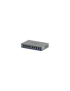 NETGEAR GS108Ev4 No administrado L2/L3 Gigabit Ethernet (10/100/1000) Gris