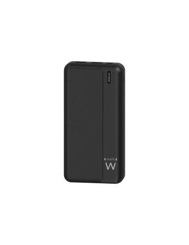 Ewent EW1163 batería externa Polímero de litio 20000 mAh Negro