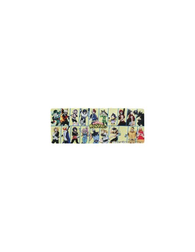 Alfombra de escritorio My Hero Academia personajes 30cm x 80cm
