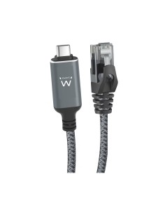 Ewent EC2002 cable de red Negro, Gris 2 m Cat6