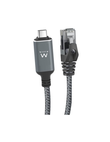 Ewent EC2000 cable de red Negro, Gris 1 m Cat6