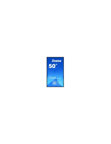 iiyama Pantalla de señalización digital 49.5P VA 4K Ultra HD Negro Android 8.0