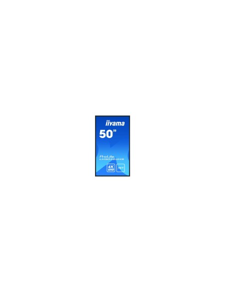 iiyama Pantalla de señalización digital 49.5P VA 4K Ultra HD Negro Android 8.0
