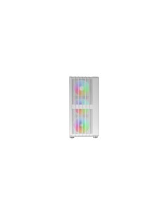Mars Gaming MC-VAULT, Caja Gaming ATX, 4x Ventiladores ARGB 120mm, Panel Frontal Mesh con Diseño Vertical, Ventana Lateral Crist
