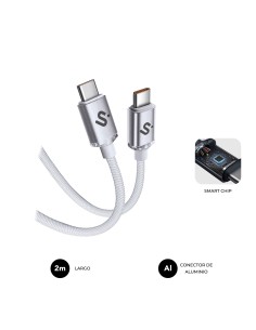 SUBBLIM CABLE OPTIMUS 60W C-C 2m WHITE