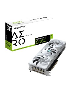 GIGABYTE GeForce RTX 5080 AERO OC SFF 16G Tarjeta Gráfica - 16GB GDDR7, 256 bits, PCI-E 5.0, 2730MHz Core Clock, 3 x DisplayPort