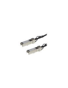 StarTech.com Cable de 1m SFP+ Direct-Attach Twinax MSA - 10 GbE Macho a Macho - Negro