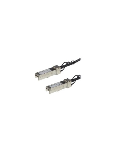 StarTech.com Cable de 1m SFP+ Direct-Attach Twinax MSA - 10 GbE Macho a Macho - Negro