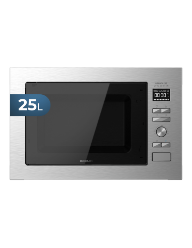 Microondas encastrable grandheat 2590 built-in steel black