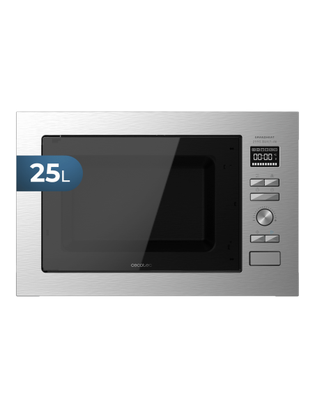Microondas encastrable grandheat 2590 built-in steel black