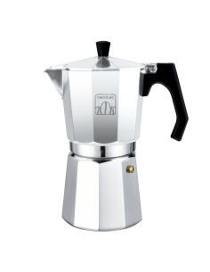 Cafetera italiana de aluminio Cumbia Moklassic 1200 Shiny 2