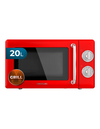 Microondas 20l con grill ProClean 3110 Retro Red