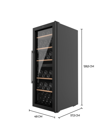 Vinoteca Bolero GrandSommelier Duo 77000 Black
