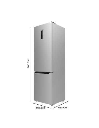 Frigorífico Bolero CoolMarket Combi 356 Inox D