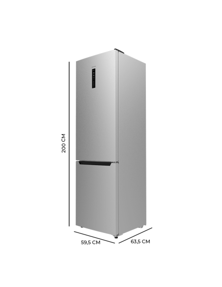Frigorífico Bolero CoolMarket Combi 356 Inox D