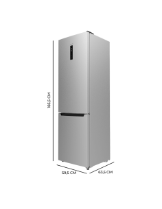 Frigorífico Bolero CoolMarket Combi 322 Inox D 2