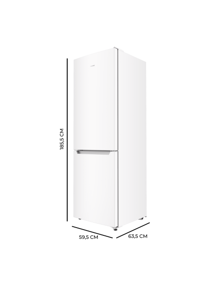 Frigorífico Bolero CoolMarket Combi 322 White E