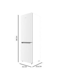 Frigorífico Bolero CoolMarket Combi 250 White D 2