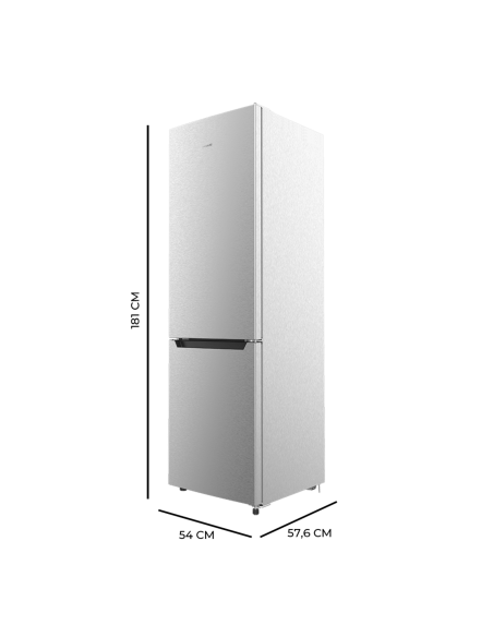Frigorífico Bolero CoolMarket Combi 250 Inox D