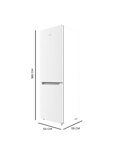 Frigorífico Bolero CoolMarket Combi 250 White E 2