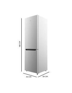 Frigorífico Bolero CoolMarket Combi 250 Inox E 2