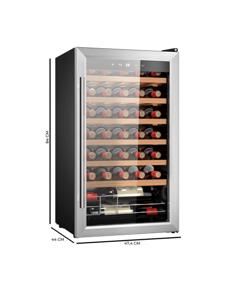 Vinoteca Bolero GrandSommelier 34030 Inox Compressor