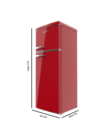 Frigorífico Bolero CoolMarket 2D Origin 215 Red E