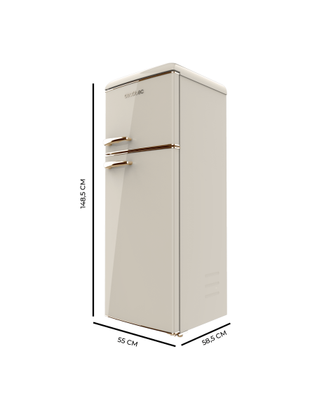 Frigorífico Bolero CoolMarket 2D Origin 215 Beige E